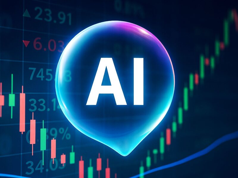 Investori zvyšujú obozretnosť uprostred špekulácie o AI bubline